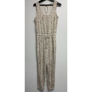 Rachel Zoe Jumpsuit Womens Size Cheetah Print Indie Eclectic